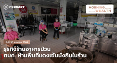 ธุรกิจร้านอาหารป่วน ห้ามพื้นที่แดงเข้มนั่งกินในร้าน | Morning Wealth 30 เมษายน 2564