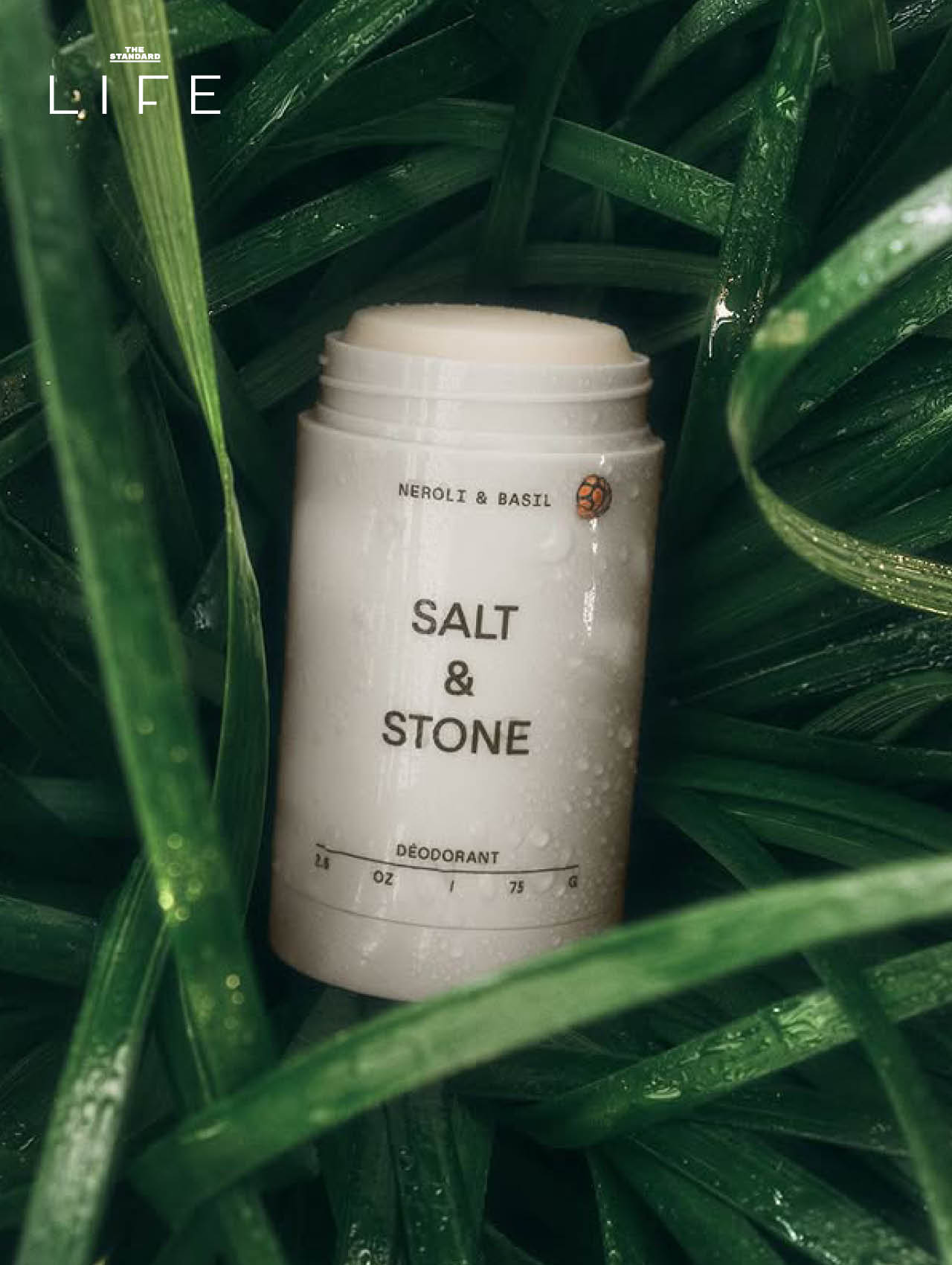 2. SALT & STONE Neroli & Basil Natural Deodorant 